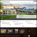 Screen shot of the Emerson Joinery website.