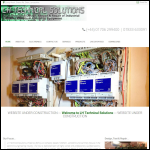 Screen shot of the L H Technical Solutions website.
