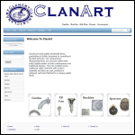 Screen shot of the Clanart website.
