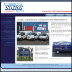 Screen shot of the Maidstone Signs Ltd website.