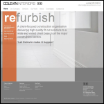Screen shot of the Colevin Interiors Ltd website.