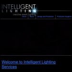 Screen shot of the Intelligent Lighting Services Ltd website.