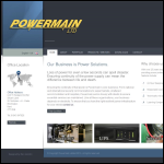 Screen shot of the Powermain Ltd website.