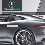 Screen shot of the Pinnacle Design Ltd website.