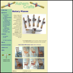 Screen shot of the Ashem Crafts website.