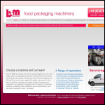Screen shot of the B & M Associates website.