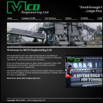 Screen shot of the Mcd Engineering website.