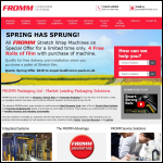 Screen shot of the Fromm Packaging Ltd website.
