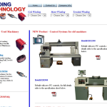 Screen shot of the Winding Technology website.