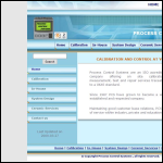 Screen shot of the Process Control Systems website.