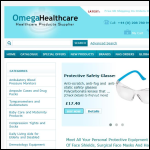 Screen shot of the Omega Medical Supplies Ltd website.