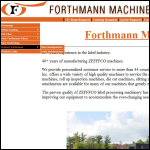 Screen shot of the Forthmann Zefffco (UK) website.