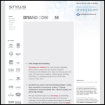 Screen shot of the Stylus Marketing & Design website.