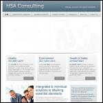 Screen shot of the Harry Staniforth Associates Ltd website.