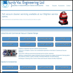 Screen shot of the Sturdy Vac Engineering Ltd website.