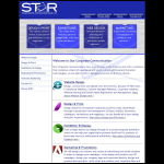 Screen shot of the Star Corporate Communications Ltd website.