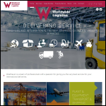 Screen shot of the Westhaven Worldwide Logistics website.