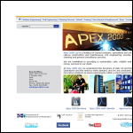Screen shot of the Apex 2000 Ltd website.