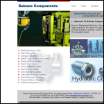 Screen shot of the Subsea Components website.