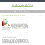 Screen shot of the Dewhurst's Gifts & Celebration Balloons website.