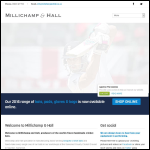 Screen shot of the Millichamp & Hall website.