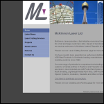 Screen shot of the Mckinnon Laser website.