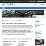 Screen shot of the Abelon Systems Ltd website.