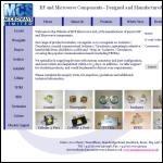 Screen shot of the Mcs Microwave Ltd website.