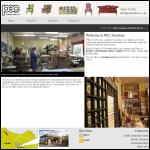 Screen shot of the P E C Furniture Ltd website.