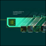 Screen shot of the Eton Electronics (UK) Ltd website.