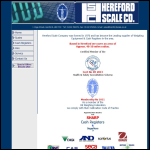 Screen shot of the Hereford Scale Company website.