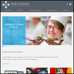 Screen shot of the North Devon Enterprise Agency Ltd website.