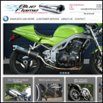 Screen shot of the Blue Flame Performance Engineering Ltd website.