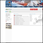Screen shot of the Plastivan Ltd website.
