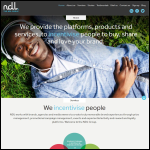 Screen shot of the NDL Group website.