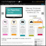 Screen shot of the Capital Capture Ltd website.