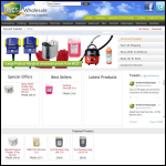 Screen shot of the Wholesale Cleaning Supplies website.