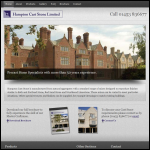 Screen shot of the Hampton Cast Stone Ltd website.