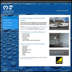 Screen shot of the Mjl Gas & Heating Services website.