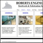 Screen shot of the Roberts Engineering website.
