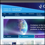Screen shot of the Contamac Ltd website.