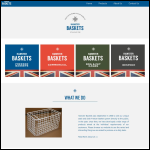 Screen shot of the Hamster Baskets Ltd website.