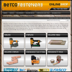 Screen shot of the Betco Stapling & Nailing website.