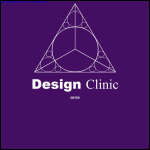 Screen shot of the Design Clinic website.