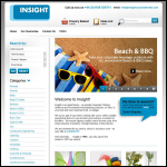Screen shot of the Insight-promotions.com website.