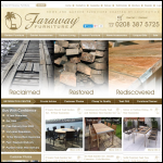 Screen shot of the Faraway Furniture website.