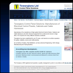 Screen shot of the Towerglens Ltd website.