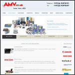 Screen shot of the Amv Supplies Ltd website.