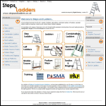 Screen shot of the Steps & Ladders website.
