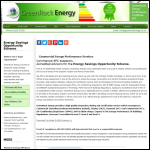 Screen shot of the Greenrock Energy website.